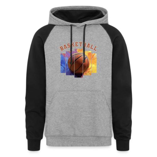 Basketball Pulse - Unisex Colorblock Hoodie