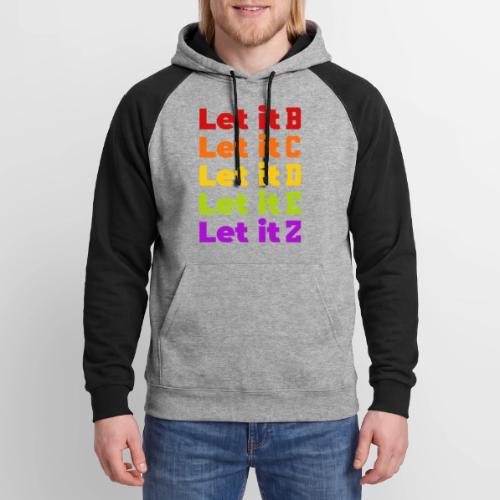 Let It Be Alphabetical - Unisex Colorblock Hoodie