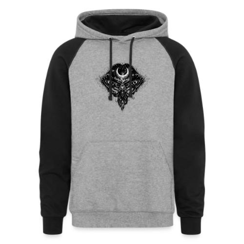 Crescent Moth - Unisex Colorblock Hoodie