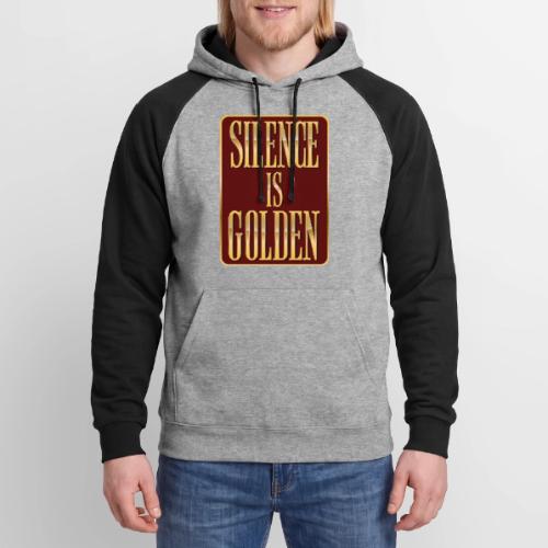 Silence Is Golden - Unisex Colorblock Hoodie
