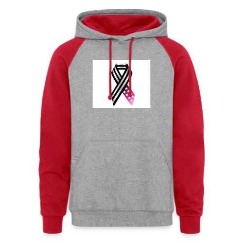 I Only Miss You When I Breathe 2 jpg - Unisex Colorblock Hoodie