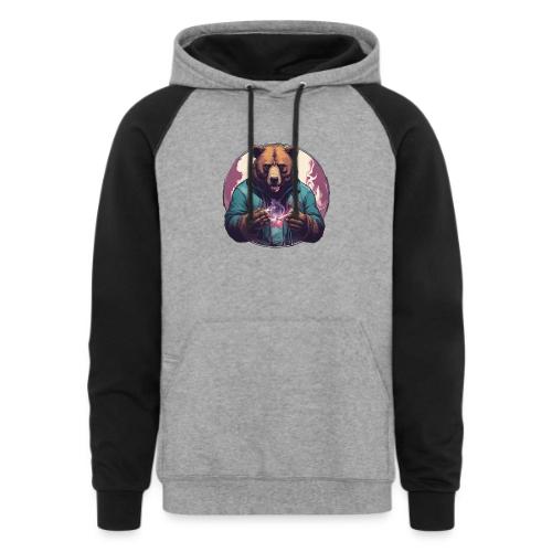 Magical Bear - Unisex Colorblock Hoodie