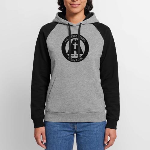 Avenue Church Seal, Black - Unisex Colorblock Hoodie