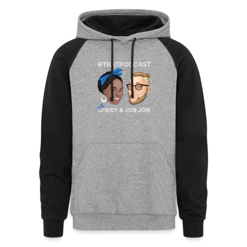 Old School That Podcast Logo - Unisex Colorblock Hoodie