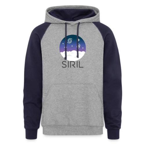 Siril logo 2021 - Unisex Colorblock Hoodie