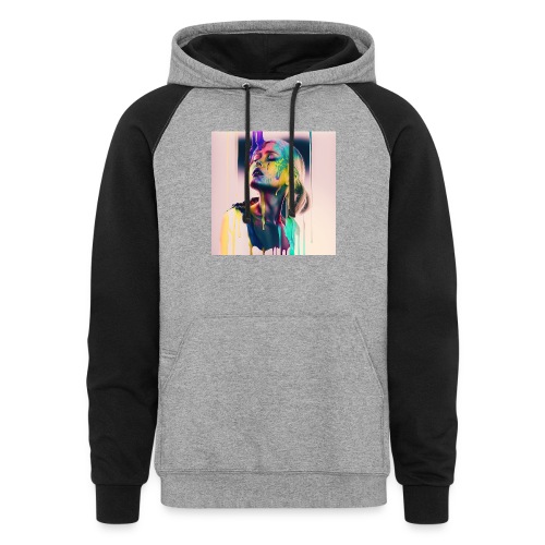 To Weep To Wake - Emotionally Fluid Collection - Unisex Colorblock Hoodie