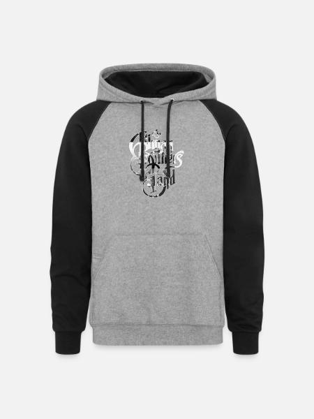 Enlightened Rogues - Unisex Colorblock Hoodie - heather gray/black