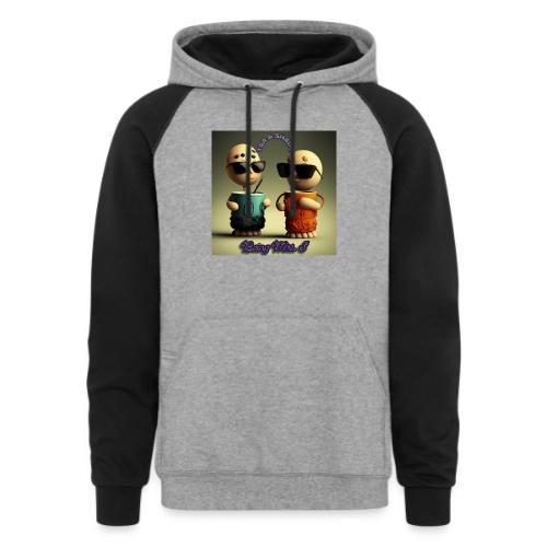 Smoon City_Tea and Shade - Unisex Colorblock Hoodie
