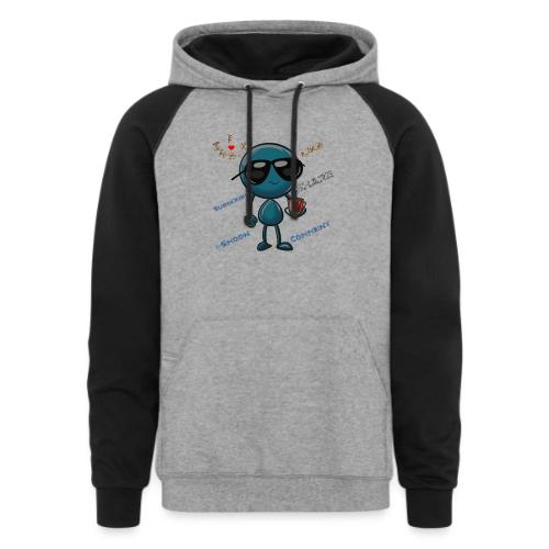 Smoon City 2_I heart Mrs S - Unisex Colorblock Hoodie