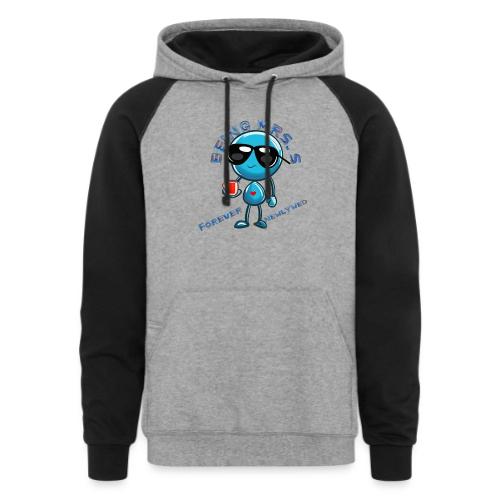 Being Mrs S Forever Newlywed - Unisex Colorblock Hoodie