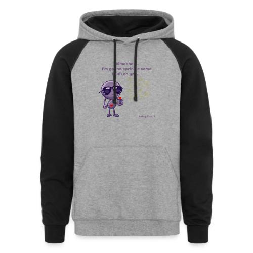 Smoon City_Sprinkle some BGM on you - Unisex Colorblock Hoodie