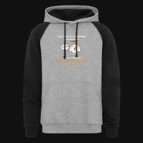 Bible Study by Atheists — Unisex Colorblock Hoodie