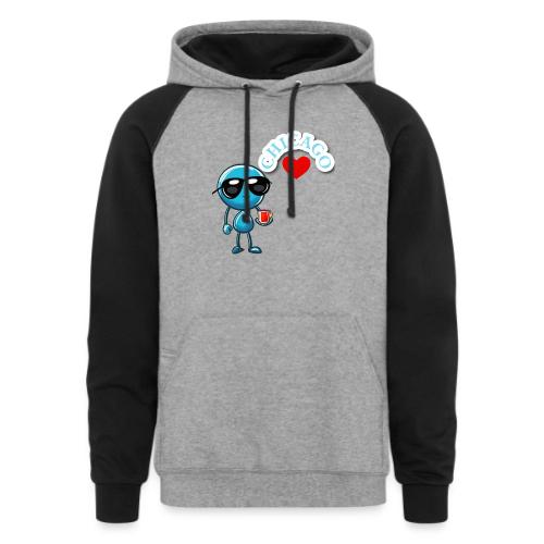 Smoon City_Chicago - Unisex Colorblock Hoodie