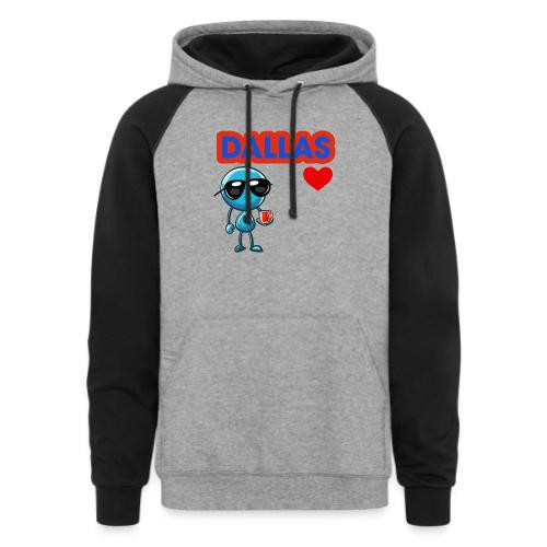 Smoon City_Dallas - Unisex Colorblock Hoodie