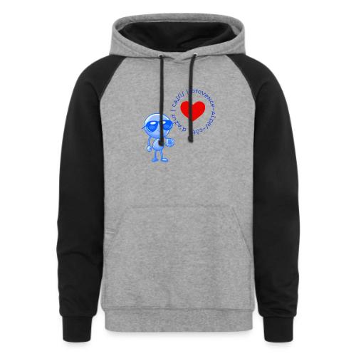 Smoon City_Cassis Provence Alpes Côte d Azur - Unisex Colorblock Hoodie
