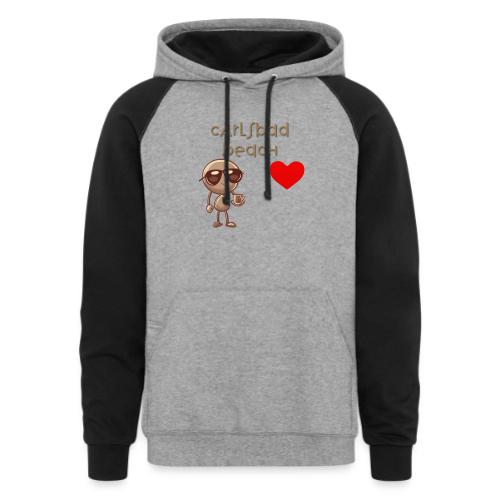 Smoon City_Carlsbad Beach - Unisex Colorblock Hoodie