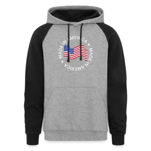 Made in America - Unisex Colorblock Hoodie