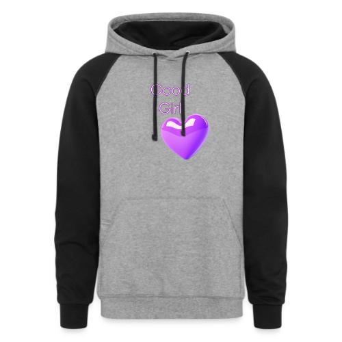 Smoon City_Good Girl - Unisex Colorblock Hoodie