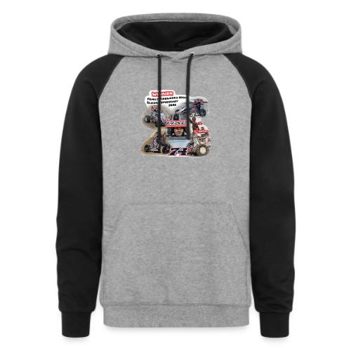 Luke Hall - Eldora Speedway FFN#1 Design 1 - Unisex Colorblock Hoodie