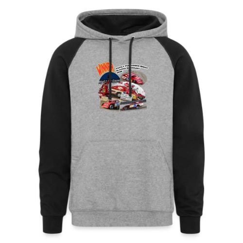 Jonathan Taylor Eldora Speedway FFN#1 Design 1 - Unisex Colorblock Hoodie