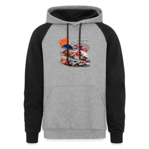 Jonathan Taylor Eldora Speedway FFN#1 Design 2 - Unisex Colorblock Hoodie