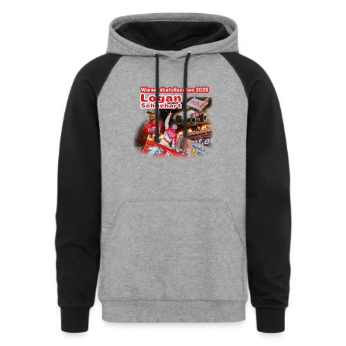 Logan Schuchart #LetsRaceTwo Winner - Unisex Colorblock Hoodie