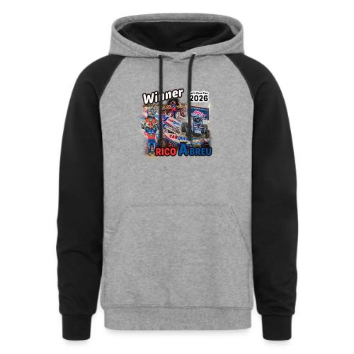 Rico Abreu #LetsRaceTwo Winner - Unisex Colorblock Hoodie