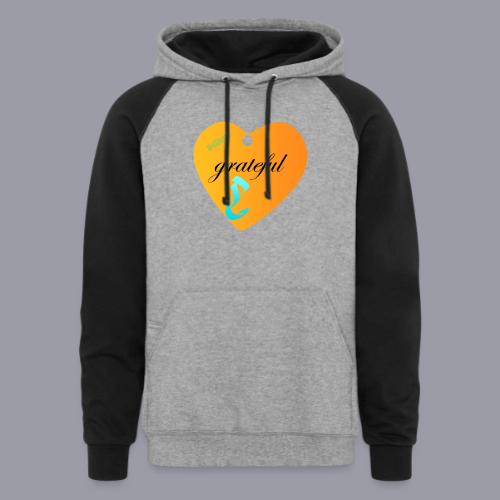 GRATEFUL - Unisex Colorblock Hoodie