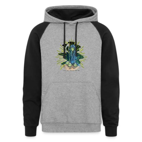 Death doesn‘t choose - Unisex Colorblock Hoodie