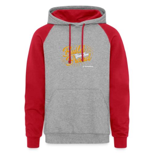 Build Your Own Brand - Unisex Colorblock Hoodie