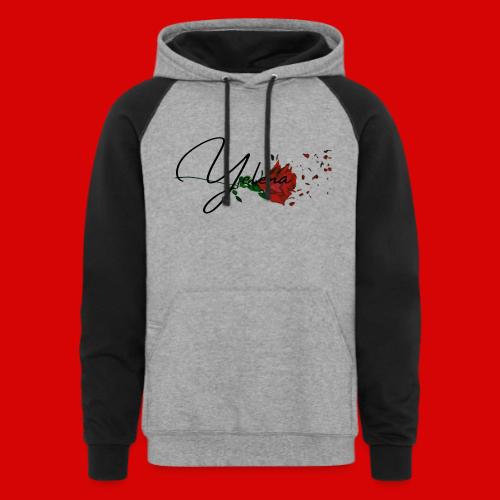 Yelena Logo 1 - Unisex Colorblock Hoodie