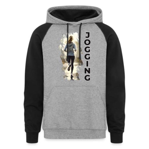 Jogging: Run into Motion - Unisex Colorblock Hoodie