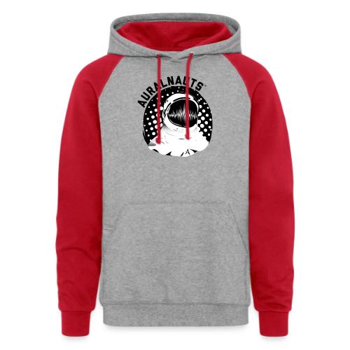 Auralnauts Logo w/ Black Text - Unisex Colorblock Hoodie