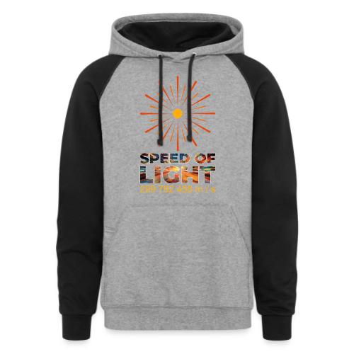Speed of light - Unisex Colorblock Hoodie