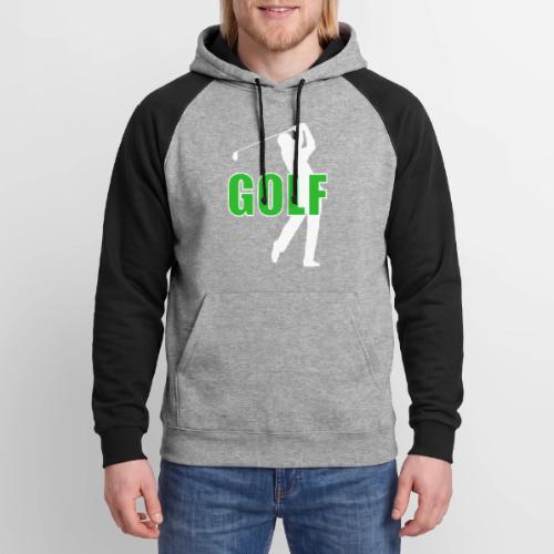 Golf: Classic Golf Motion - Unisex Colorblock Hoodie