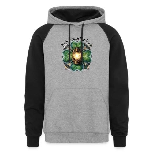 Pinch-Proof Lantern Clover T-Shirt - Unisex Colorblock Hoodie