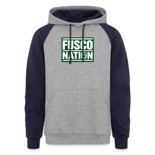 Fusco Nation (Official Seal) - Unisex Colorblock Hoodie