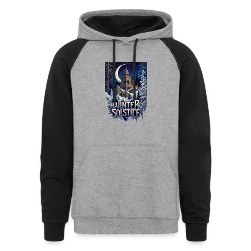 Gothic Solstice T-Shirt, Premium - Unisex Colorblock Hoodie