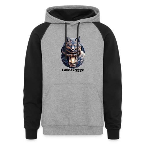 Hygge Ember Fox T-Shirt - Unisex Colorblock Hoodie