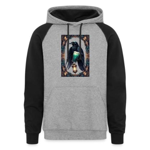 Pint of No Regrets Just Shenanigans Raven T-Shirt - Unisex Colorblock Hoodie