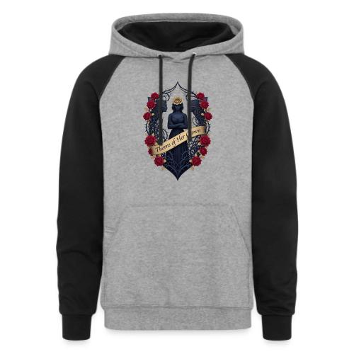 Women’s Day Thorn Crown T Shirt, Gift for Sister - Unisex Colorblock Hoodie