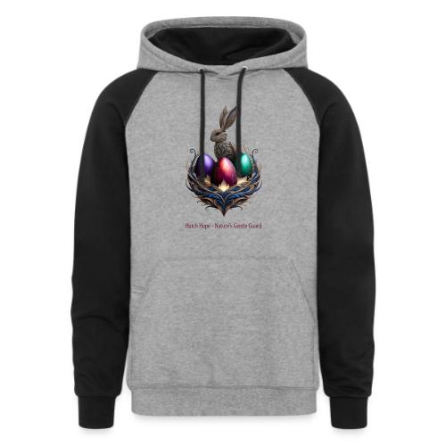 Easter Hatch Hope Nest Guardian T Shirt, Gift - Unisex Colorblock Hoodie