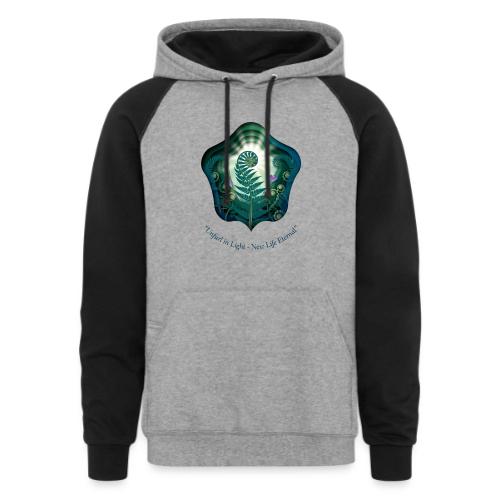 Easter Unfurl in Light Resurrection T Shirt, Gift - Unisex Colorblock Hoodie