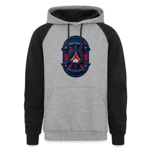 Paris Pride Heritage T Shirt, Soccer Fan Gift - Unisex Colorblock Hoodie