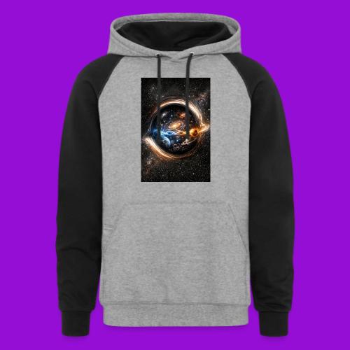 EntangledPhotonsWormhole - Unisex Colorblock Hoodie