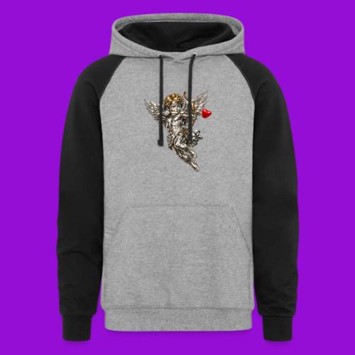 Metallic Cupid - Unisex Colorblock Hoodie