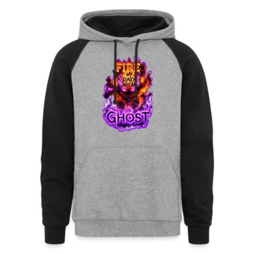 The Fire Ghost 26 - Unisex Colorblock Hoodie