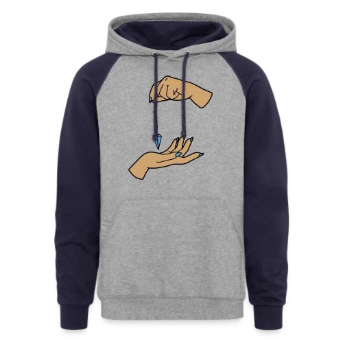 pendulum Crystal - Unisex Colorblock Hoodie