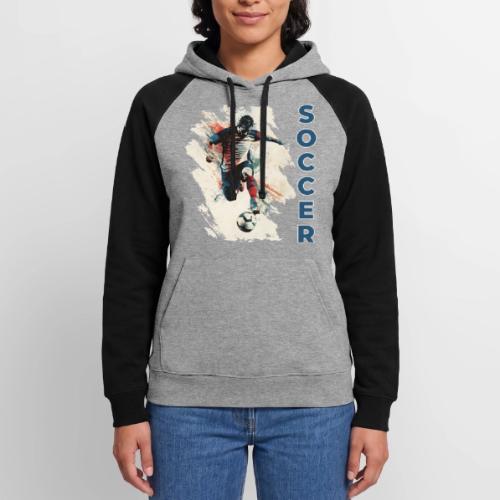 Soccer Power Move - Unisex Colorblock Hoodie