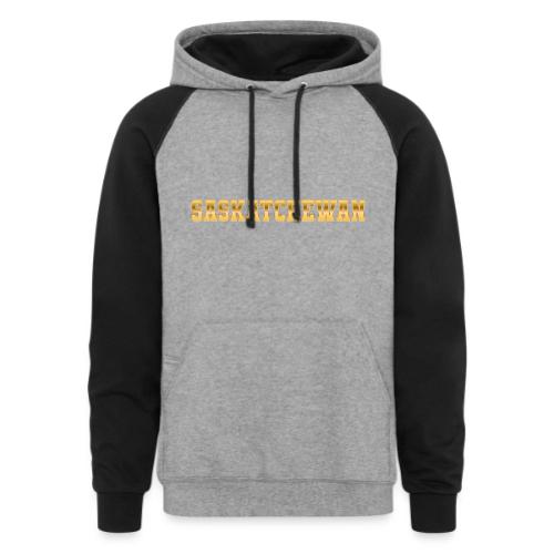 Saskatchewan - Unisex Colorblock Hoodie